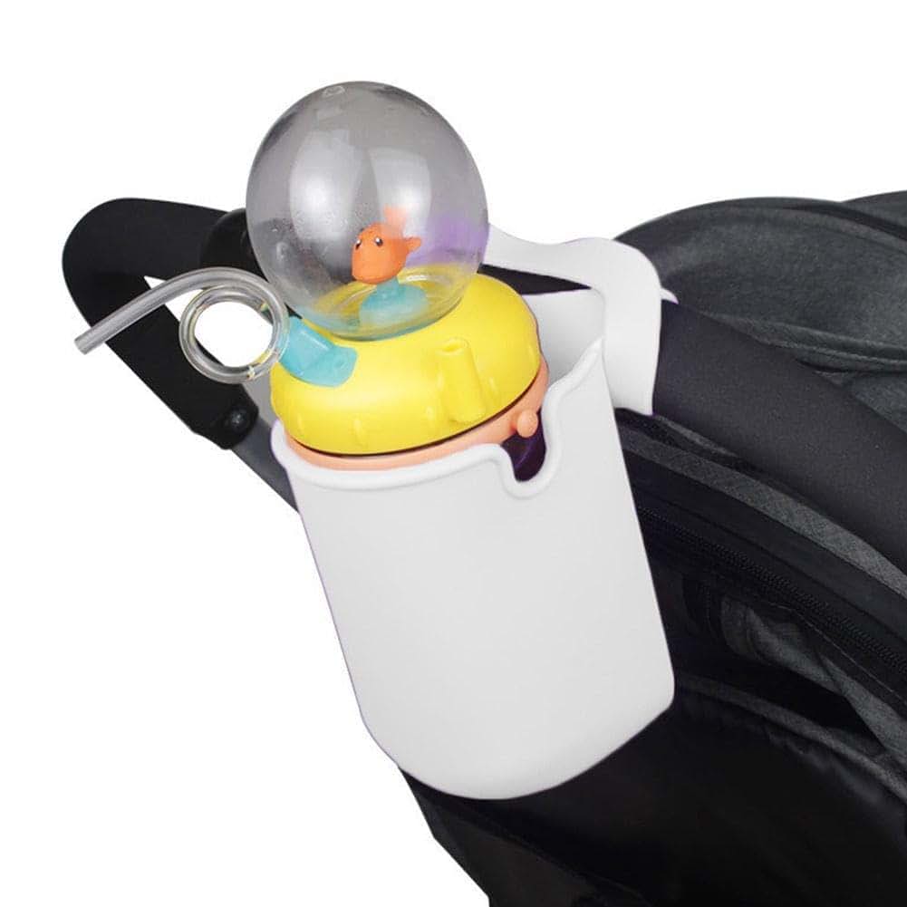Silicone Cup Holder For Stroller, Bike, Wheelchair And More - Foldable Drink Holder