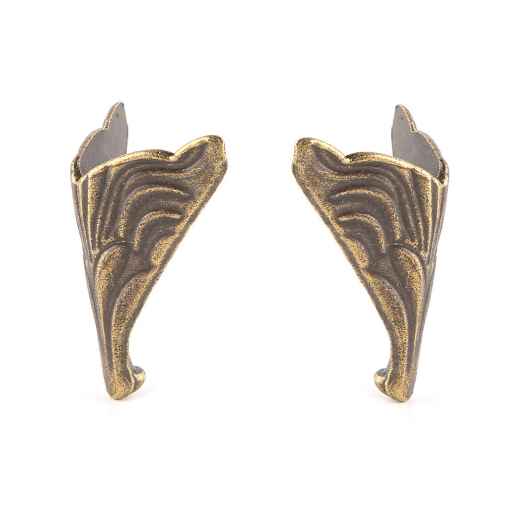 Nigubwo 8Pcs Antique Corner Protectors Bronze Tone