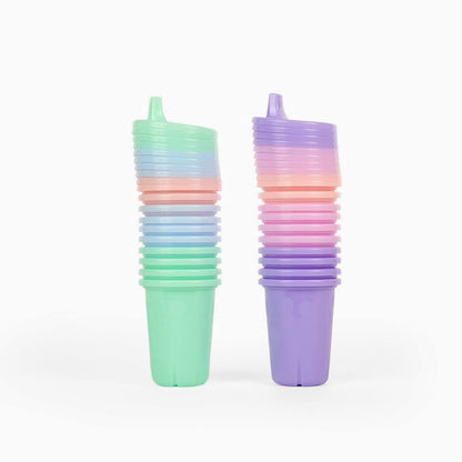 TOMY Intl. Take & Toss Sippy Cups Pastel 20 Count