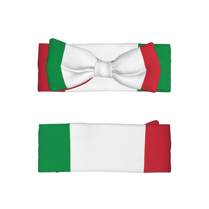 kastiong Italian Flag Baby Bow Headband (photo 2)