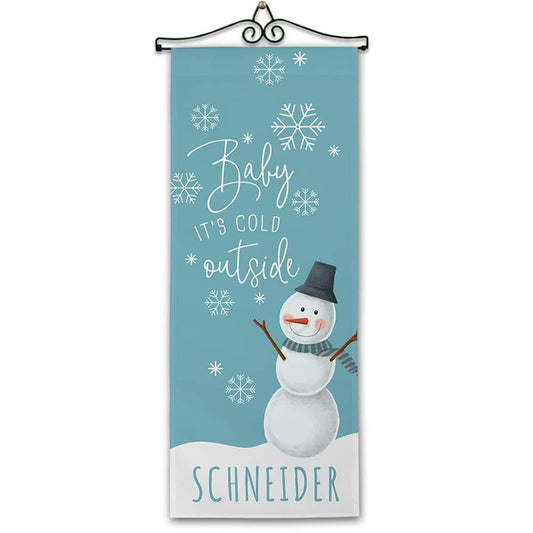 GiftsForYouNow Personalized Baby It's Cold Outside Door Hanging Decor