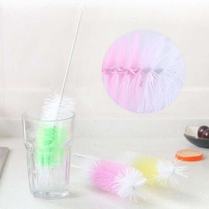 WOEIFGV 2pcs Baby Bottle Brushes Multifunctional Brush Long Wash Drinking Feeding Bottle Nylon Brush (photo 3)