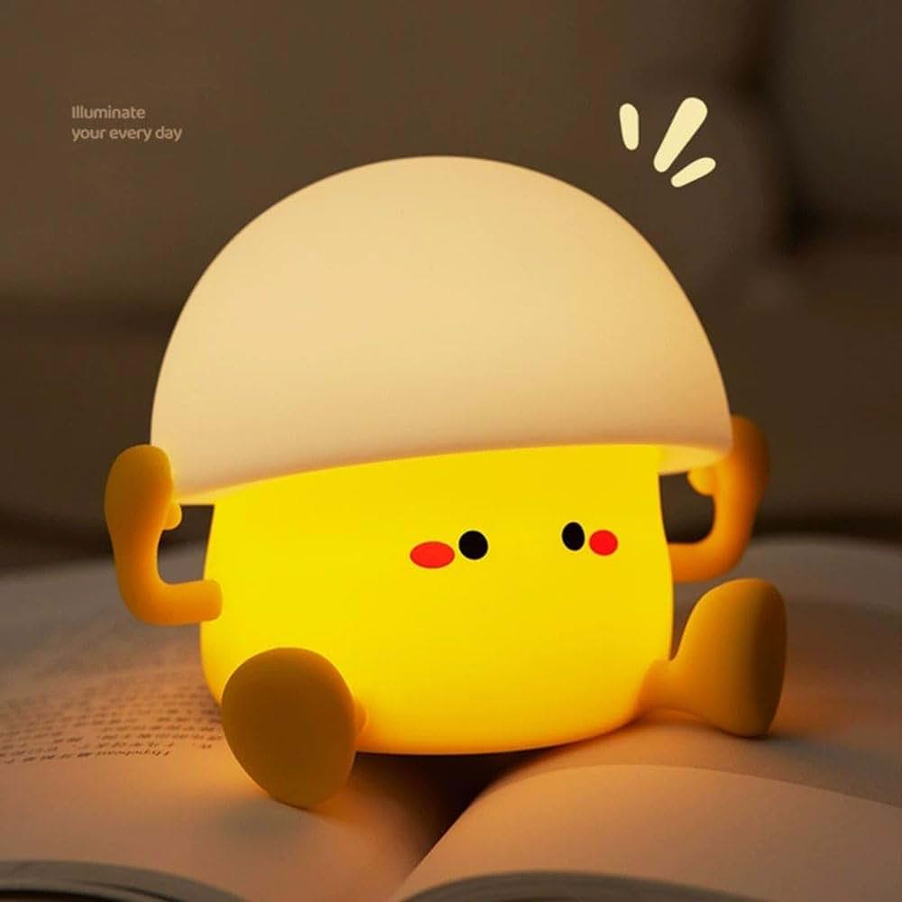 Opaalic Rechargeable LED Mini Night Light With Tap-Activated Brightness