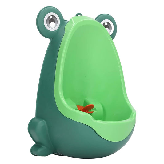 VBESTLIFE Children Urinal, Cartoon Potty Training Urinal for Toddler Boys in Green