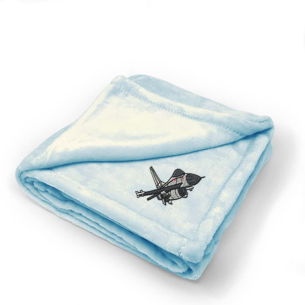 BabyOneStop F-16 Fighting Falcon Polyester Baby Blanket 40x30 Inch