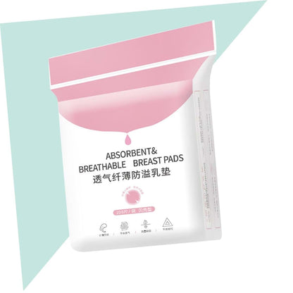 UTHCLO Disposable Breast Feeding Pads, 100 Pack, Breathable Nonwoven