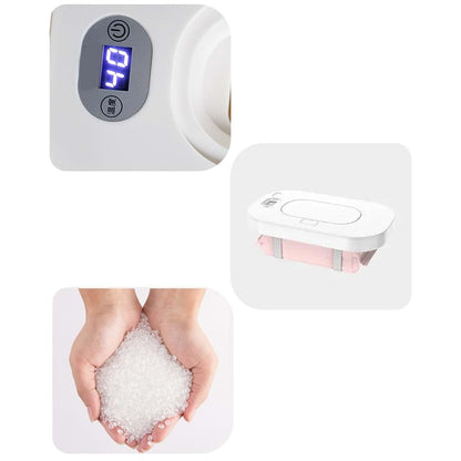BabyOneStop Wet Wipes Dispenser Heater, Large Capacity, Top Heating Lock Design