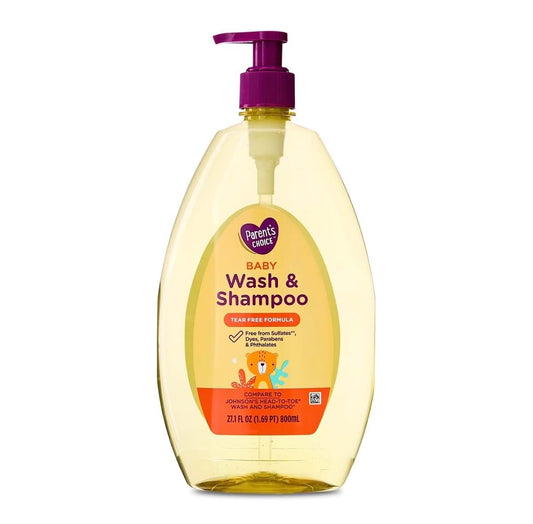 Baby Wash & Shampoo – Tear-Free Formula, 27.1 Fl Oz
