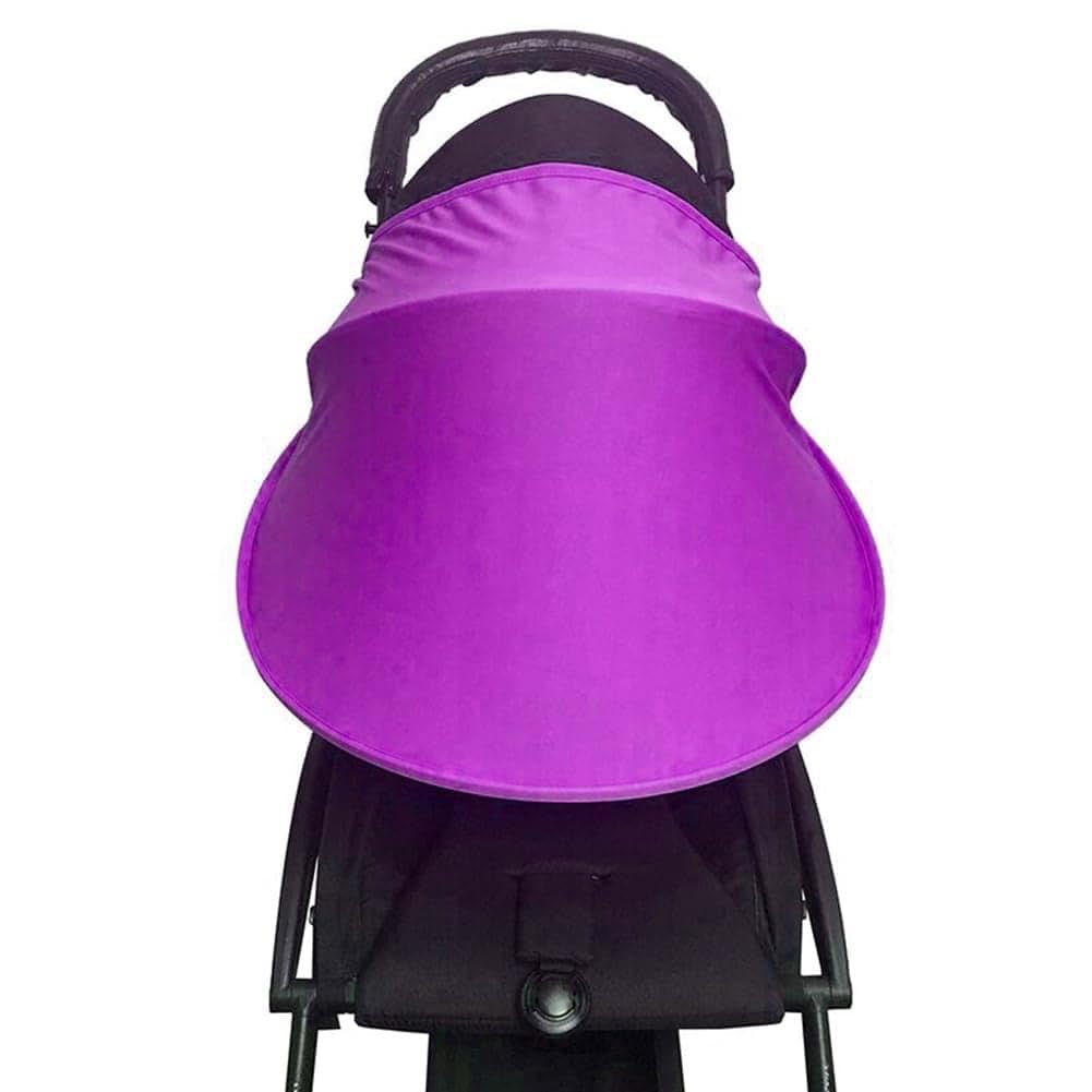 Worparsen Stroller Sun Shade and Mosquito Net for Joggers and Strollers, Purple