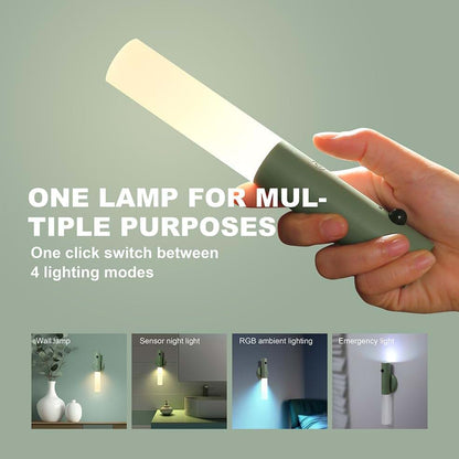 Motion Sensor Rechargeable RGB LED Night Light for Home Decor