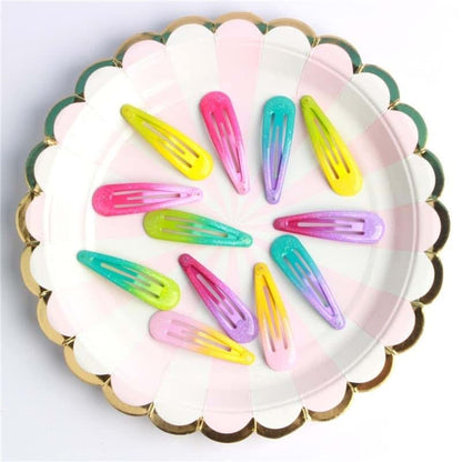 Candy Color Portable Hair Clip Set for Girls