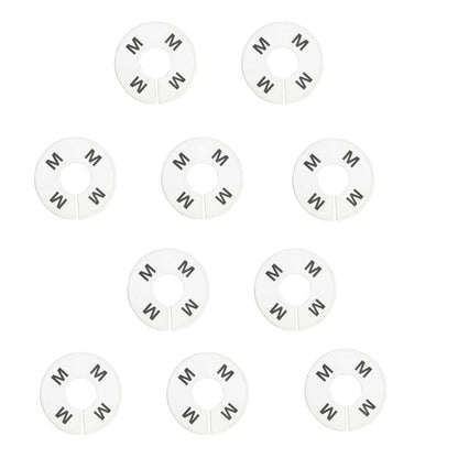 DBM Imports 10-Piece Medium Clothing Rack Size Dividers (photo 3)