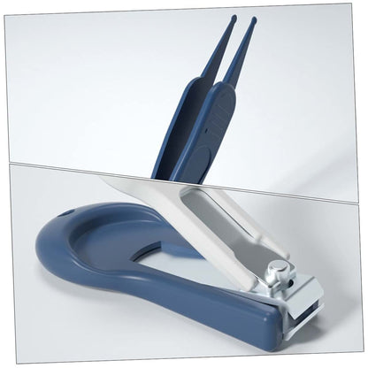 BabyOneStop Baby Nail Care Kit with Clipper, Scissor, File, and Tweezer in Blue