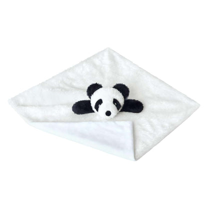 Doindute Baby White Panda Soft Stuffed Animal Security Blanket