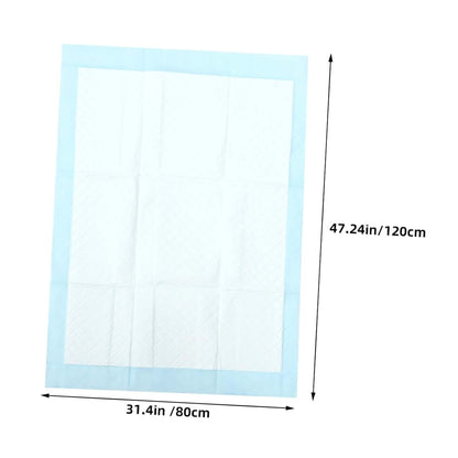 BESPORTBLE 10 Pack Disposable Newborn Changing Pads, Super Absorbent Cotton & PE, Sky Blue