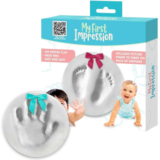 SD Toyz Baby Hand Or Foot Print Ornament Kit Keepsake Frame