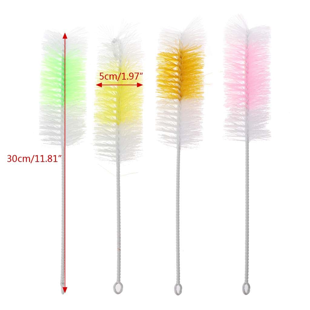 Tnnokl 2-Pack Removable Nylon Bottle Brush With Handle (photo 4)