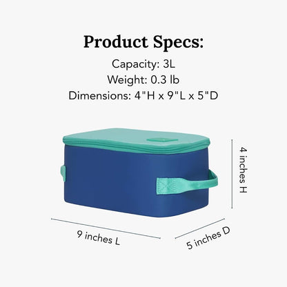 Huhu Insulated Cooler Bag - Water-Resistant Lunch & Baby Bottle Cooler - Easy-to-Clean, Leak-Free Interior – On-The-Go (photo 3)