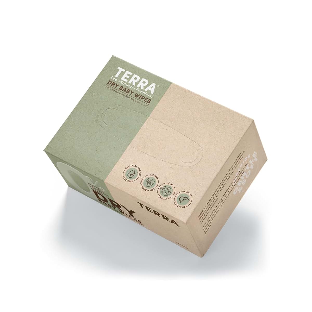 Terra Biodegradable FSC Certified Bamboo Dry Baby Wipes