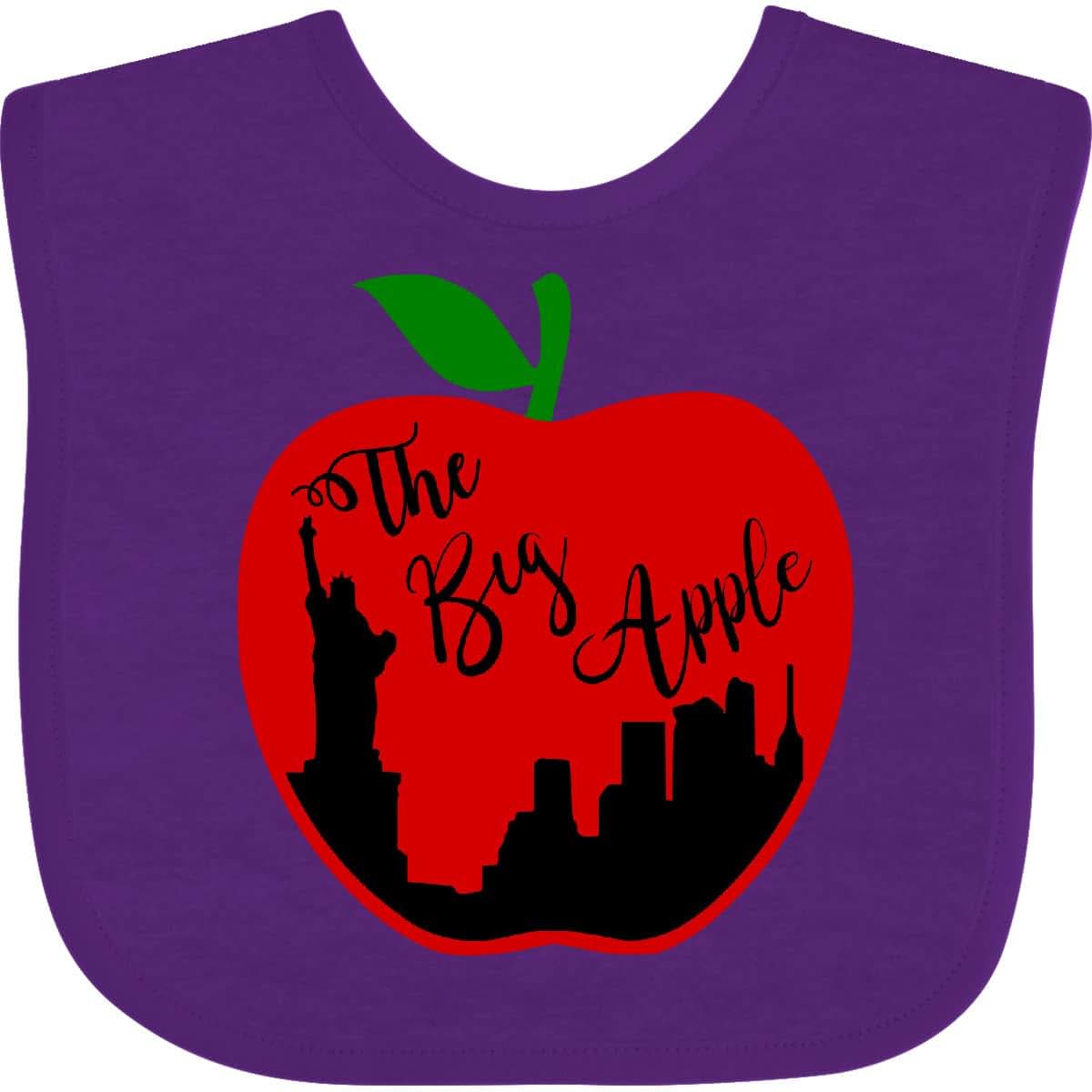 Inktastic Big Apple Statue of Liberty Baby Bib
