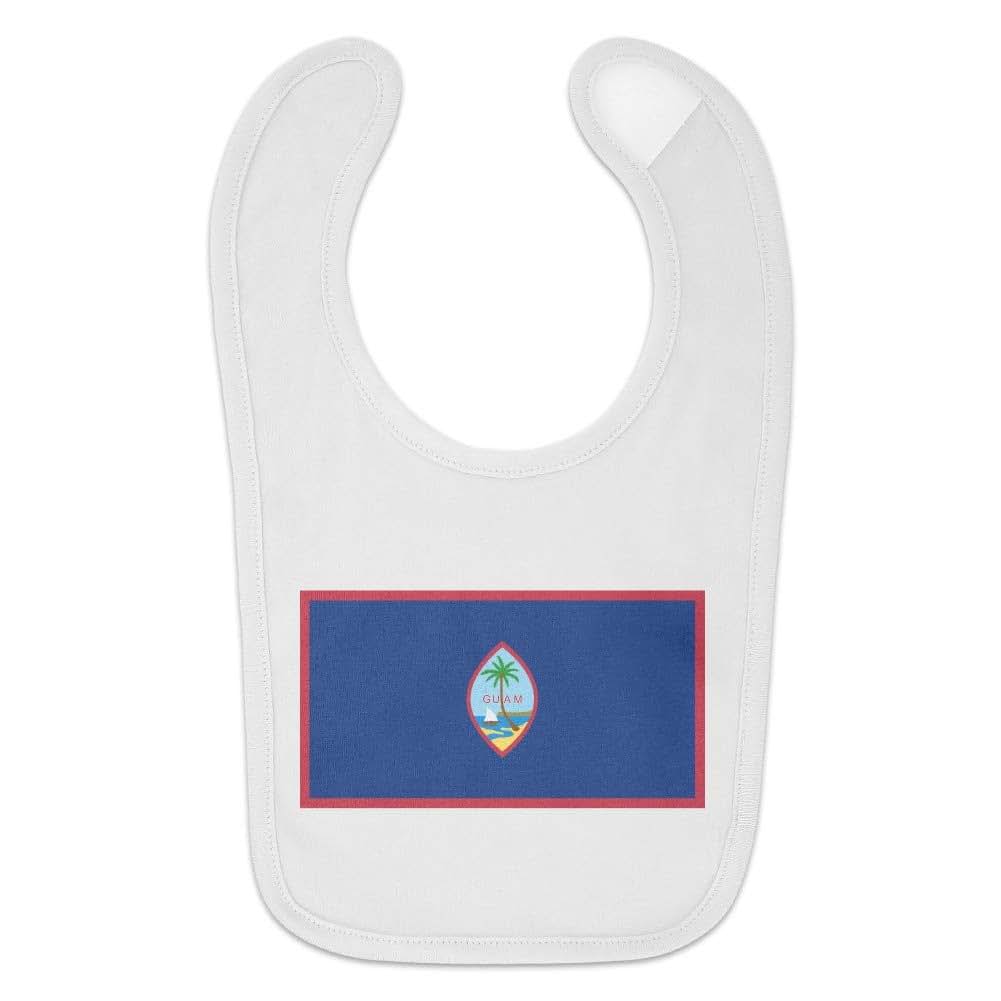 Graphics and More Guam US Territory Flag Baby Bib