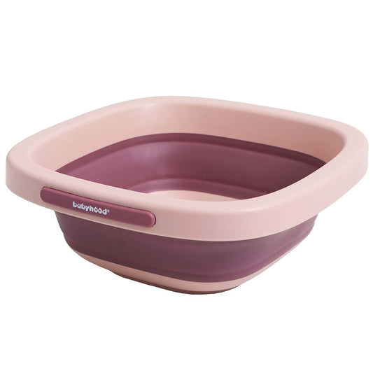 Babyhood Multi-Purpose Collapsible Wash Basin in Pink
