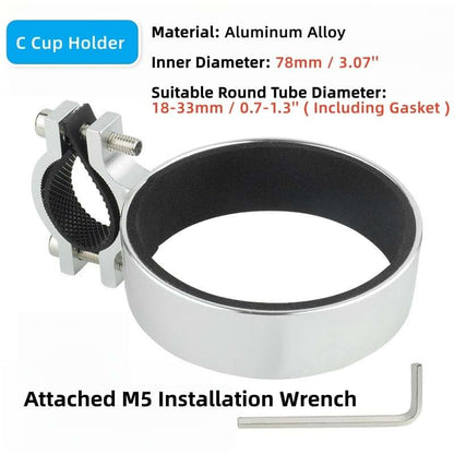 UIVXXUD Aluminium Alloy Bike Cup Holder