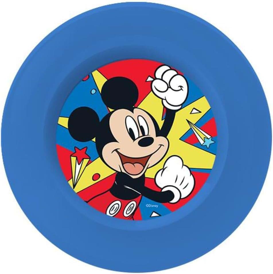 BabyOneStop Mickey 3 Piece Dinner Set With Plate, Bowl, And Tumbler