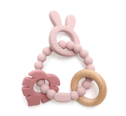 Made by Tushi | Bohemian Teether | Baby Teether | Sensory Exploration and Teething Relief | 100% Food-Grade Silicone