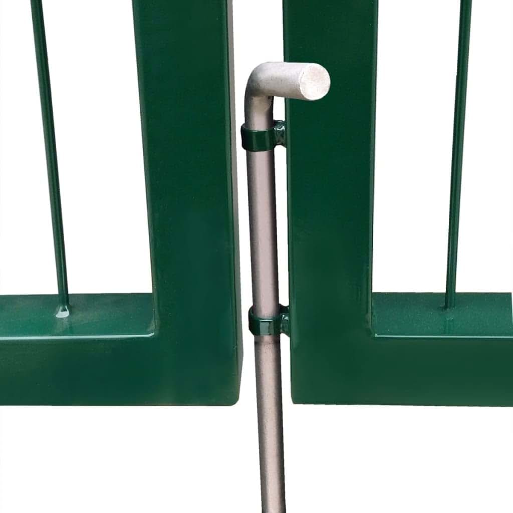 Teenpull Garden Fence Gate In Green Steel