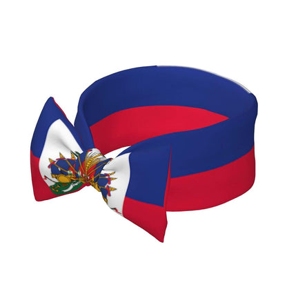 WZYCWB Haitian Flag Newborn Swaddle Blanket Set, Including Headband, Warm and Comfortable, The Best Gift, a Must-Have (photo 2)