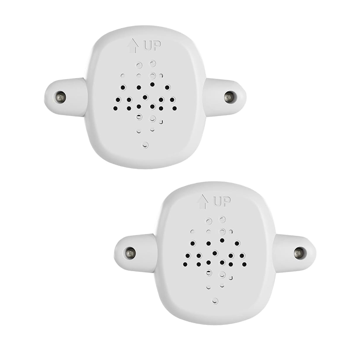 WAGHAVEN 2Pcs Baby Gate Banister Adapter Set for Stair Posts, ABS, White/Gray/Black