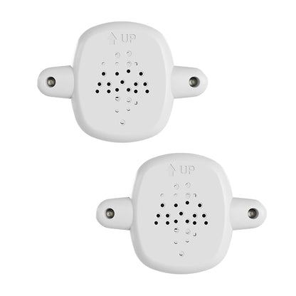 WAGHAVEN 2Pcs Baby Gate Banister Adapter Set for Stair Posts, ABS, White/Gray/Black