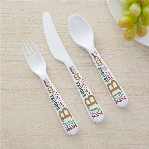 Personalization Universe Personalized Kids 3pc Utensil Set (photo 2)