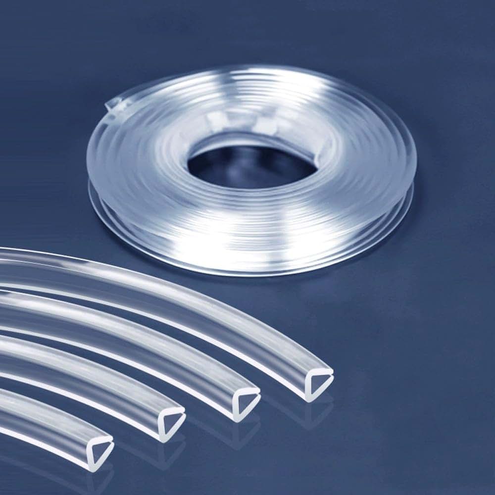 SXHJDY U Shape Clear Protector Strip, 10Ft Self-Adhesive Bumper Guard Strip, PVC Edge Corner Protector for Sharp Edge