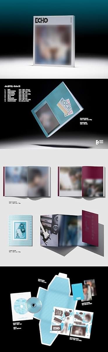 A BLANK B'TS JIN Echo 2nd Solo Mini Album (Standard 3 ver. SET)