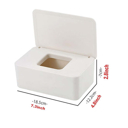 JIACHENGXIN Baby Wipes Case Holder Keeps Diaper Wipes Fresh Non-Slip Wipe Container Three-Layer Seal Design Prevent