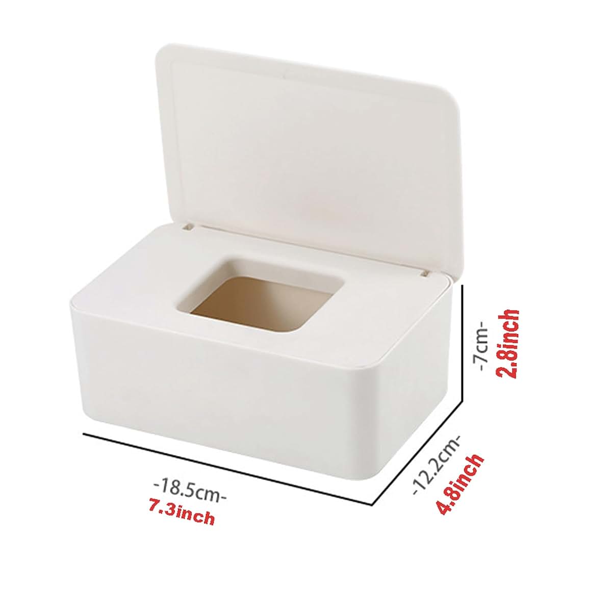 JIACHENGXIN Baby Wipes Case Holder Keeps Diaper Wipes Fresh Non-Slip Wipe Container Three-Layer Seal Design Prevent
