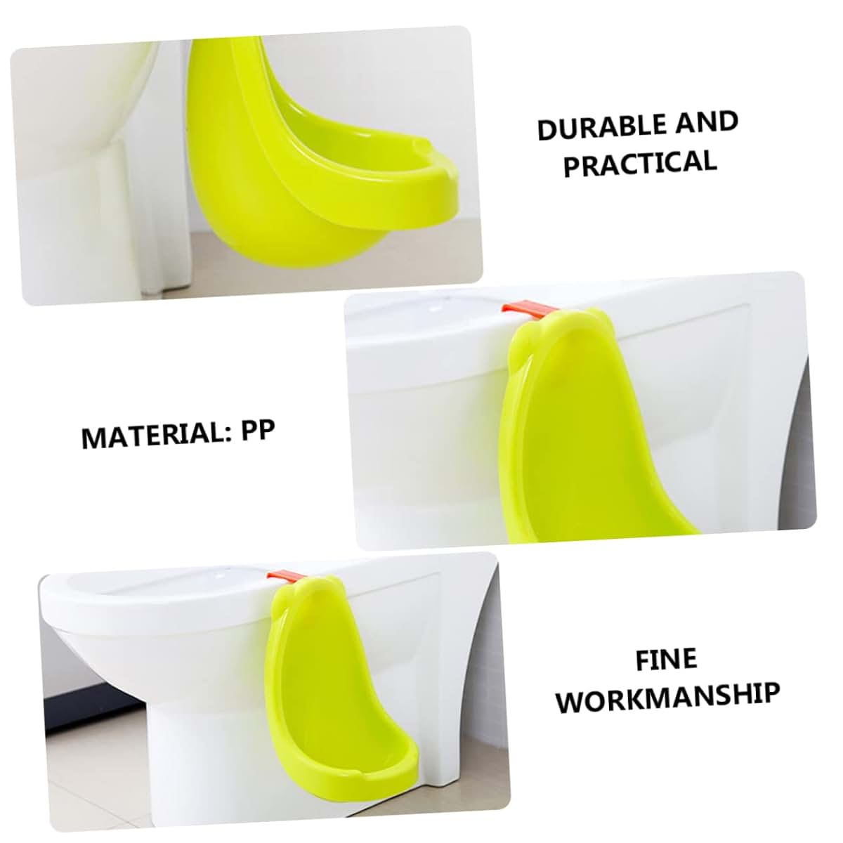 IWOWHERO Creative Baby Boy Standing Potty Trainer Urinal PP Light Green
