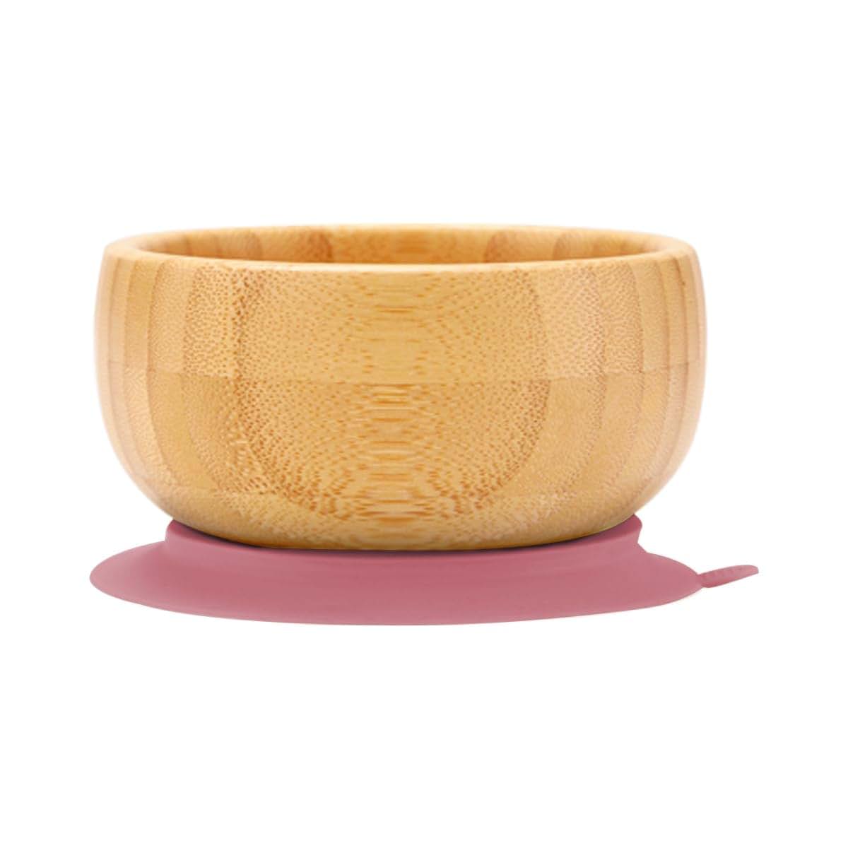 womorista Bamboo Suction Plates for Babies, Feeding Set with Bowl, Cup, Bib and Utensils (photo 3)