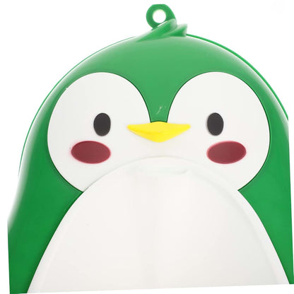 BabyOneStop Penguin Potty Training Urinal for Boys, Wall Mounted Adjustable Height, ABS, Green