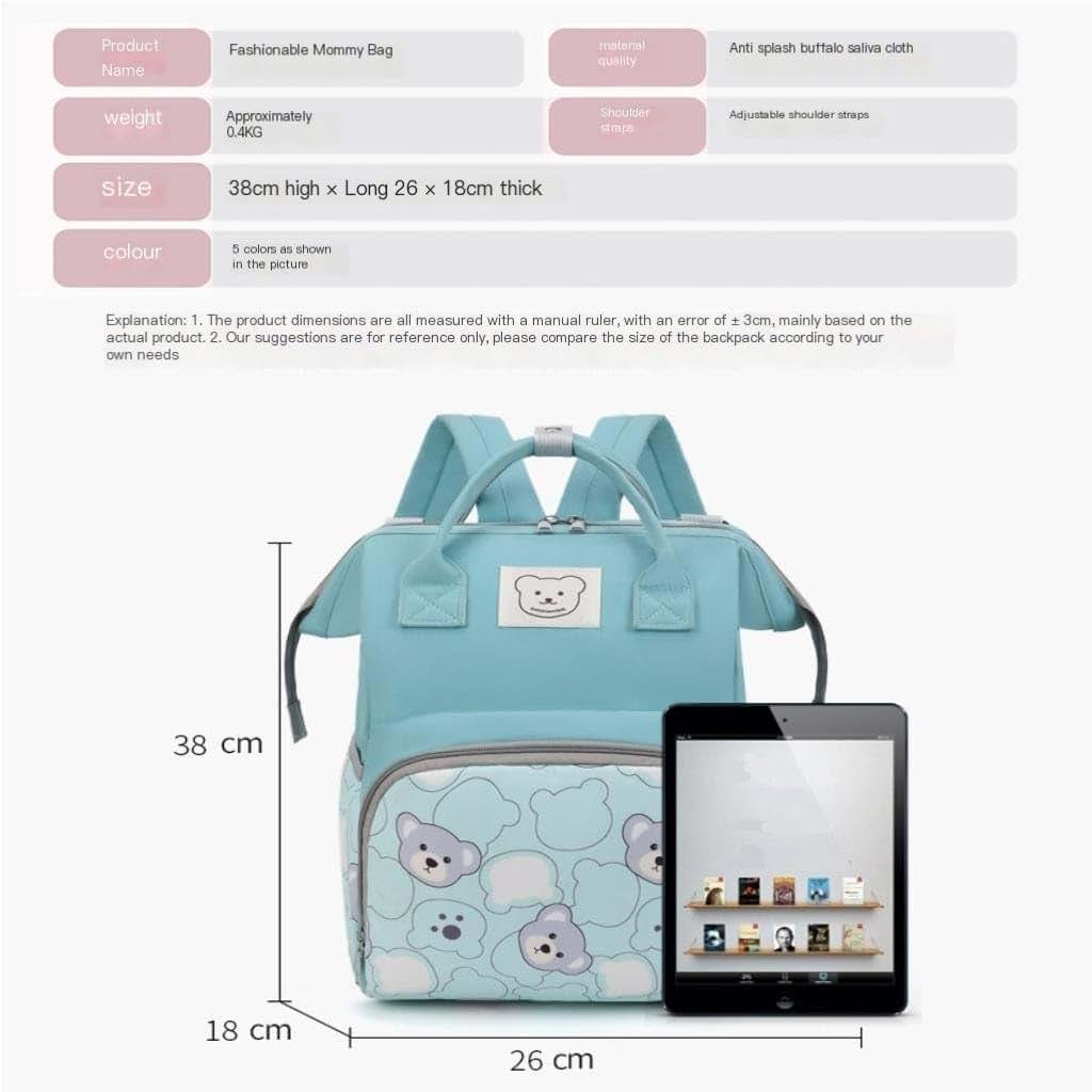XCLLAM Diaper Bag Mummy Bag Green (photo 2)