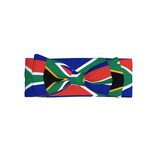 wwqqvnb South Africa flag Baby Bows Infant Headband Soft Stretchy Turban for Newborn Photography Shower Gift 0-6 Months