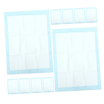 BESPORTBLE 10 Pack Disposable Newborn Changing Pads, Super Absorbent Cotton & PE, Sky Blue