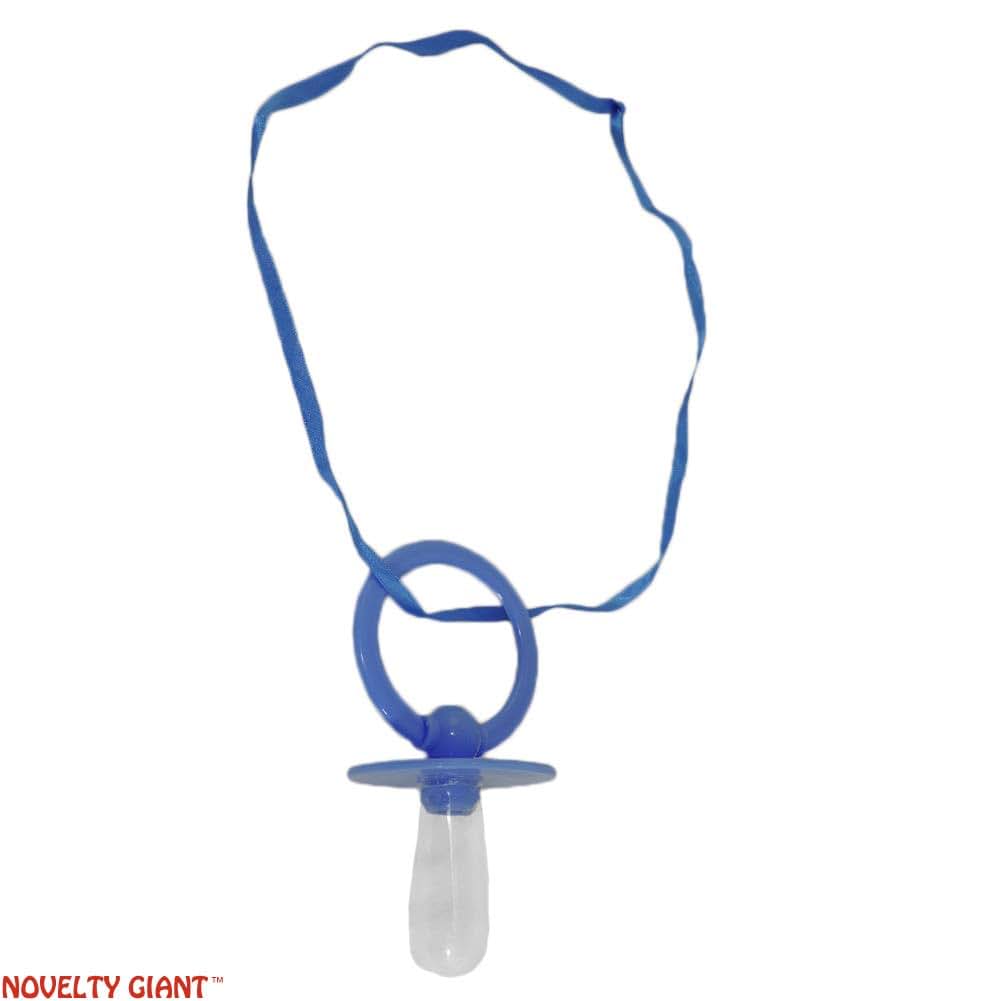 Novelty Giant Blue Jumbo Baby Pacifier Costume Accessory (photo 3)