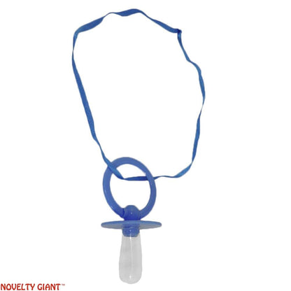 Novelty Giant Blue Jumbo Baby Pacifier Costume Accessory (photo 3)