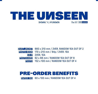 Genie Music Shownu X Hyungwon The Unseen 1st Mini Album Ver.2