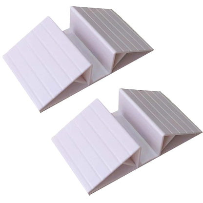 YUSHTPO 2Pc Pet Gate Fence Feet Dog Stable Stand Freestanding Panel Triangular Isolation (photo 4)