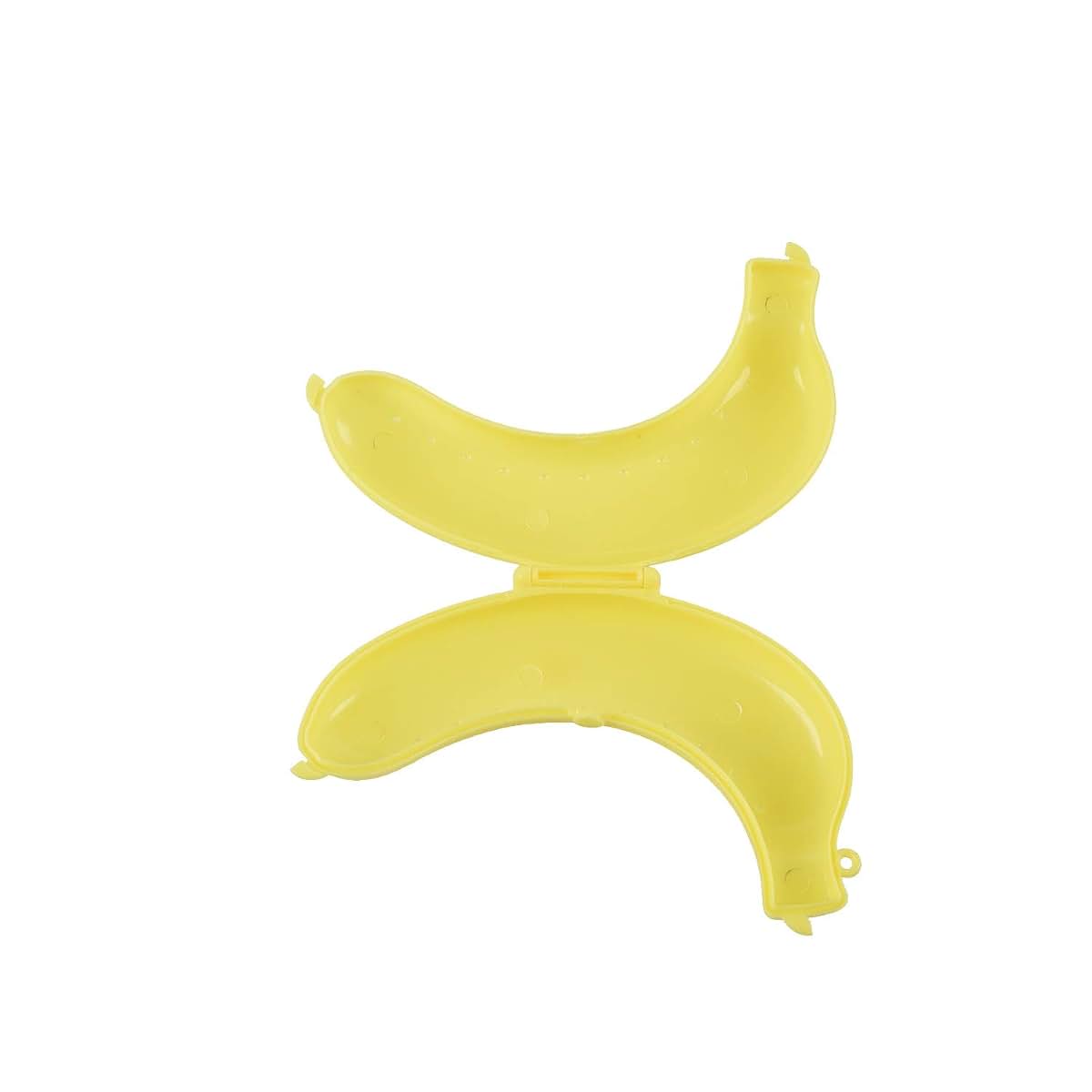 Beuiouer Banana Case Lunch Box Protector Container Holder Carrier Storage - Yellow (photo 2)