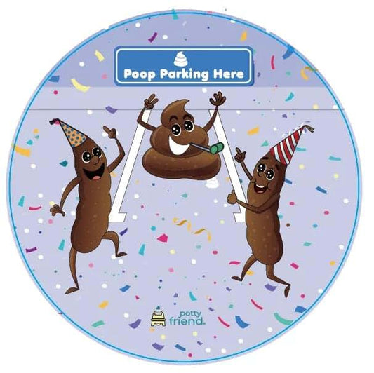 PottyFriend Poop Party Flushable Toilet Target Poop Release Aid for Potty Training